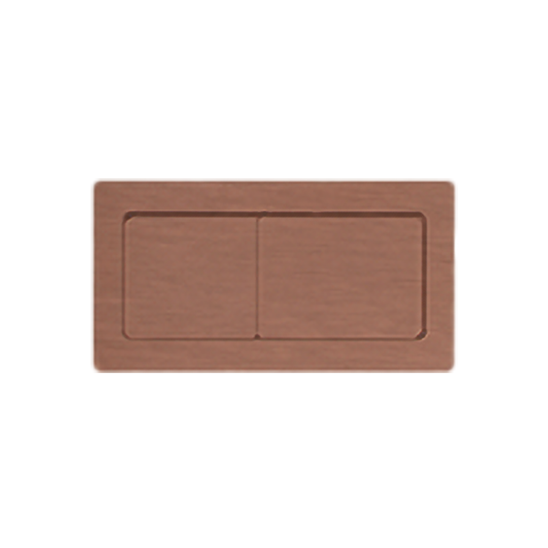 Best Bm Cistern Square Button Brushed Bronze