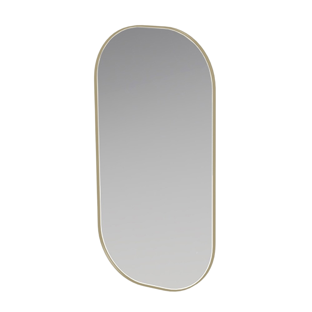 Streamline Synergii Mirror W.Frame Dimmable Backlit Touch Switch 520X1000_Anodised B/Brass