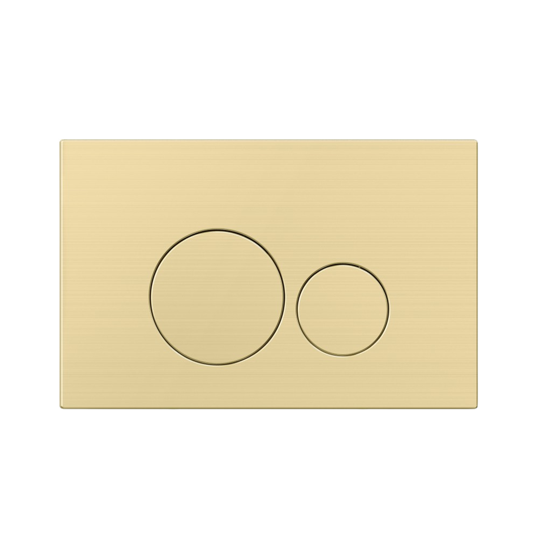 Streamline Venn Dual Flush Panel Brushed Brass Pvd