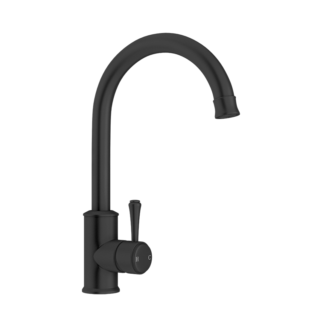 LINKWARE AUGUSTINE SINK MIXER MATTE BLACK T682BK