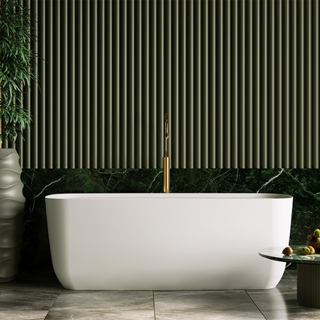 Belbagno Terriccio 1700 Free Standing Bath Matte White