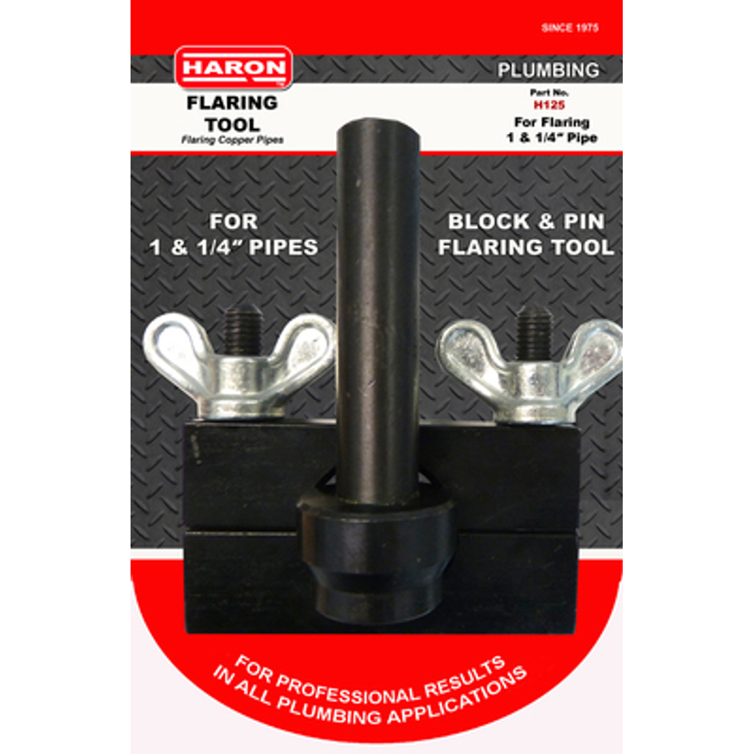 Haron Flaring Tool Block & Pin 1/2 3/4 H106