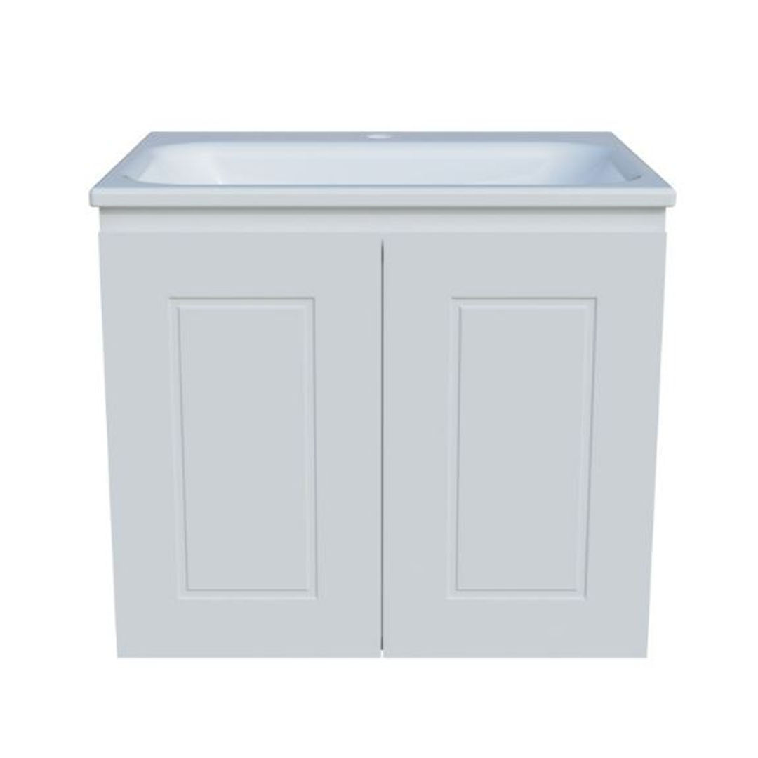 Timberline Nevada Classic Vanity 600mm Centre Bowl Stadium Top Wall Hung