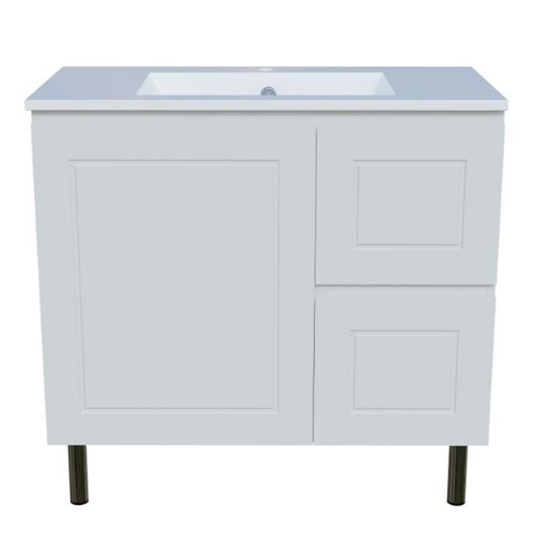 Timberline Nevada Classic Vanity 900 Alpha Offset Ceramic Top On Legs