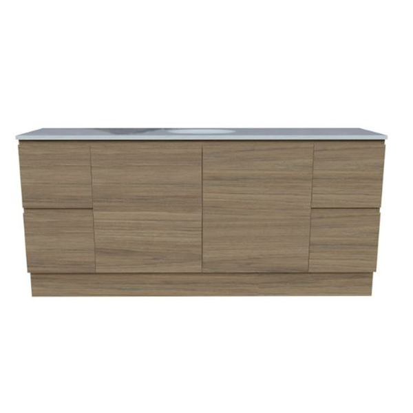 Timberline Nevada Vanity 1800 Sgl Bowl Silksurface White Gloss U/C Basin F/Stand