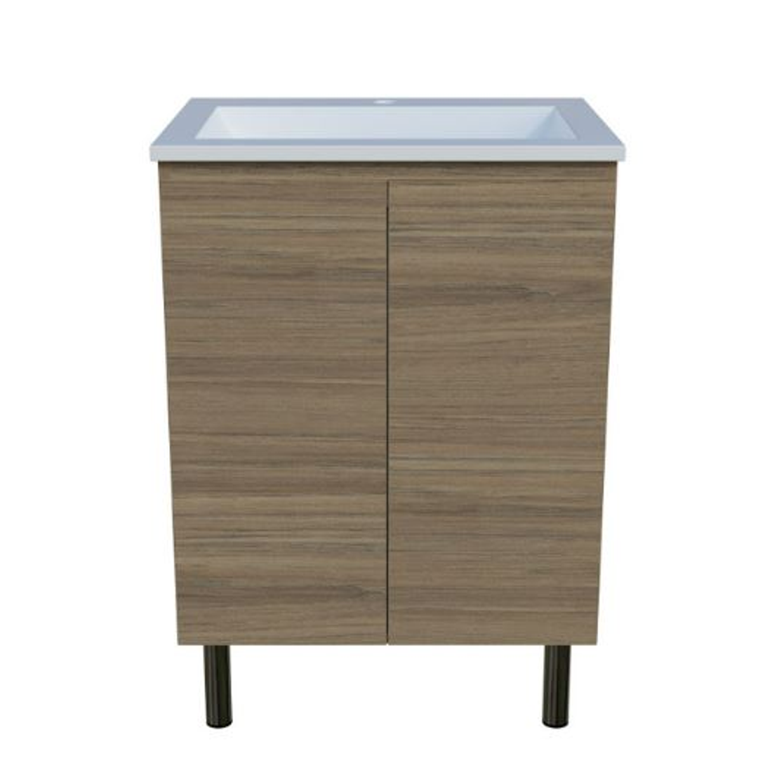 Timberline Nevada Vanity 600 Regal Acrylic Top On Legs N60Rl