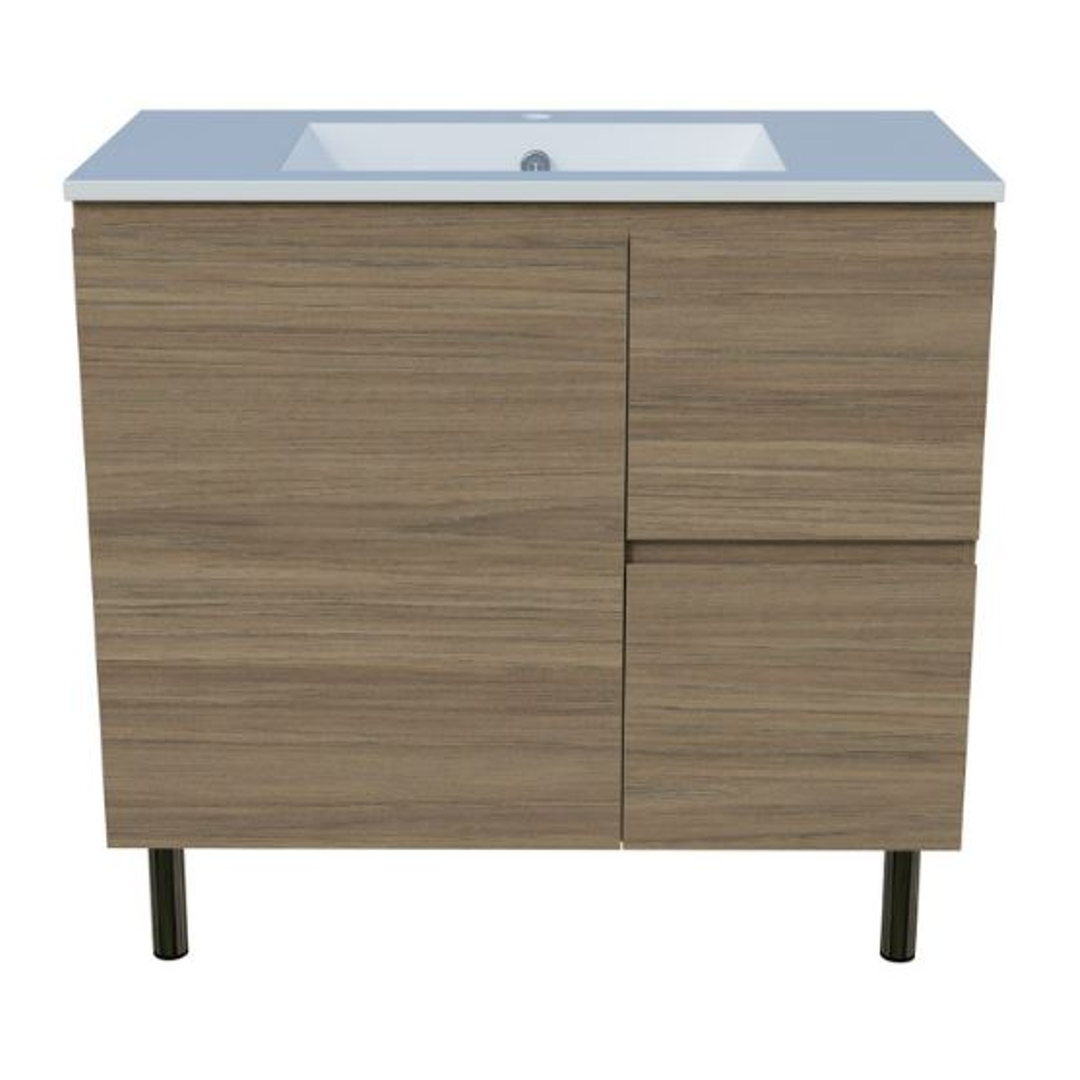 Timberline Nevada Vanity 900 Alpha Ceramic Top On Legs N90Al