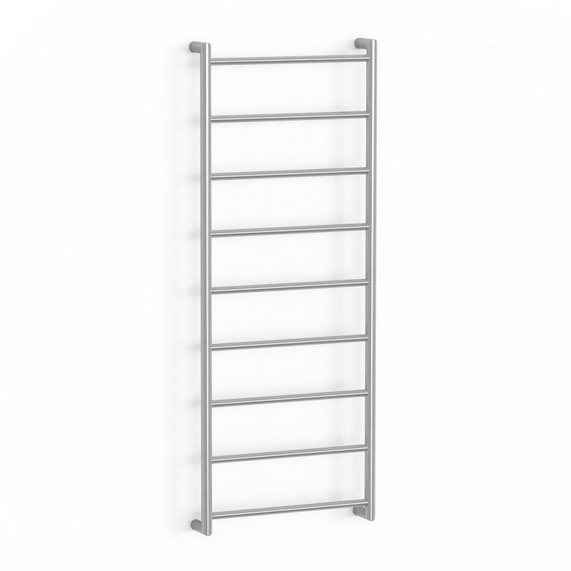 Abask 9 Heated Ladder-130 X 48Cm In Mirror Ss(Avenir P#:Tlh2-130X48 Ms)