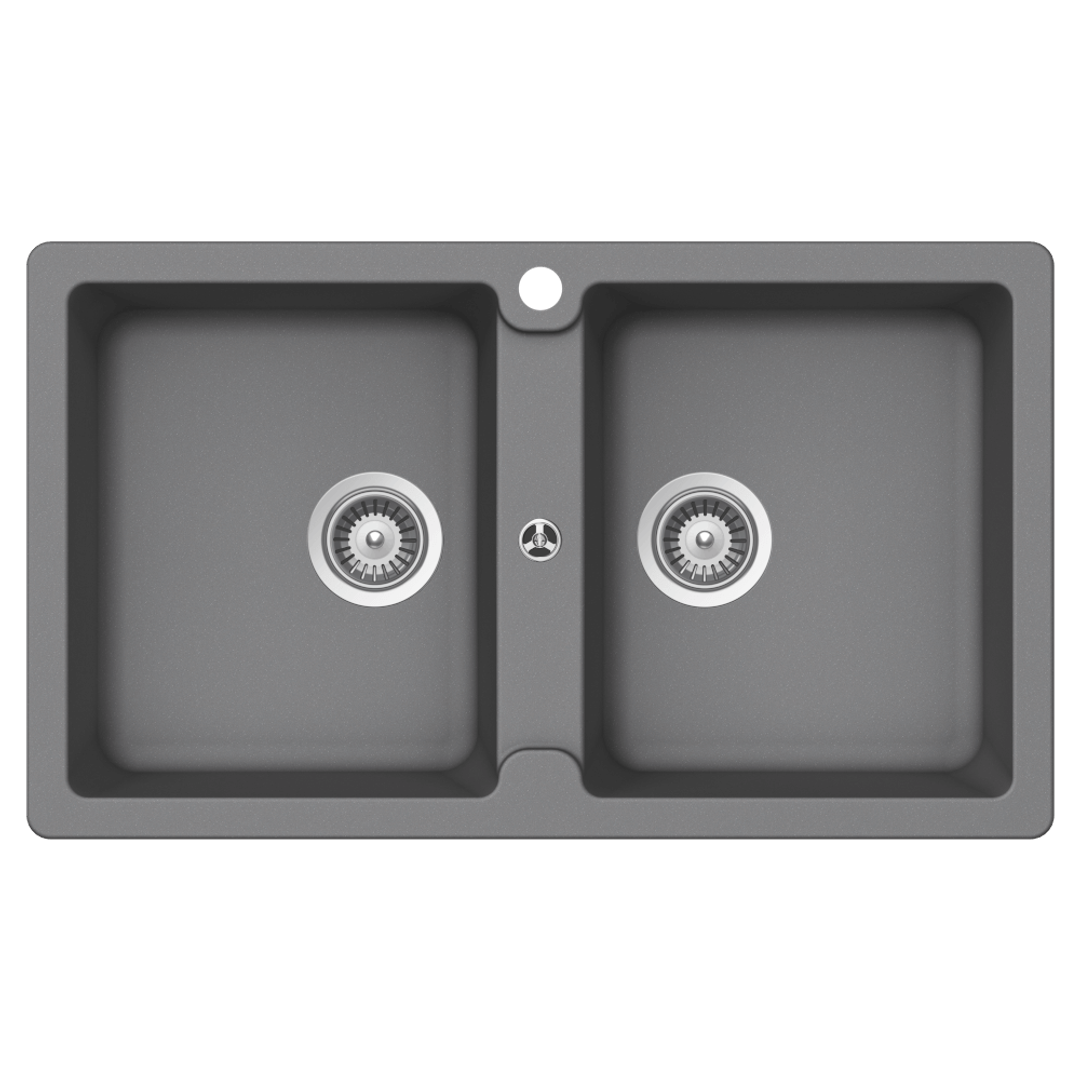 Abey Schock Typos Double Bowl Sink Croma Tn200Cr