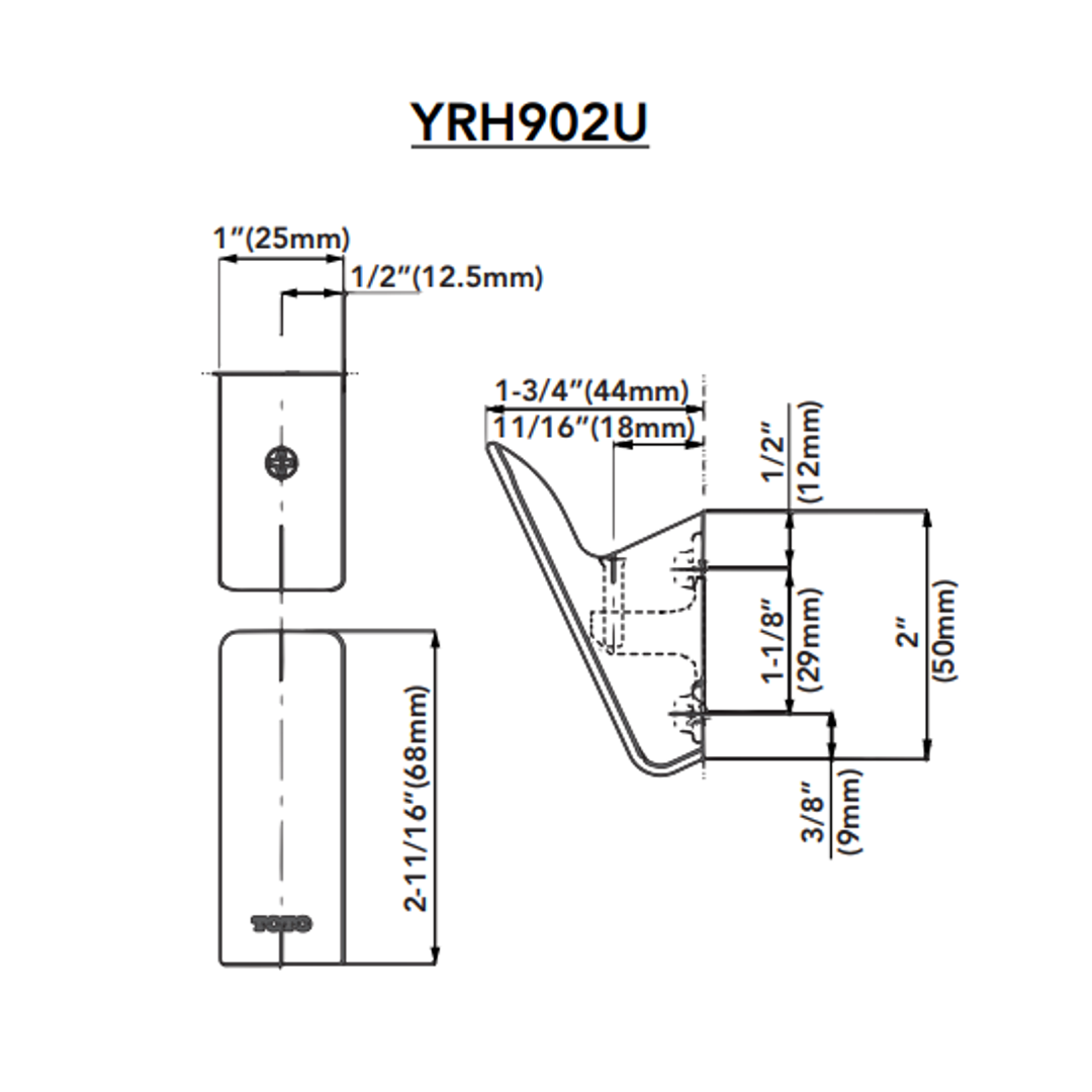 TOTO G Series Robe Hook Yrh902
