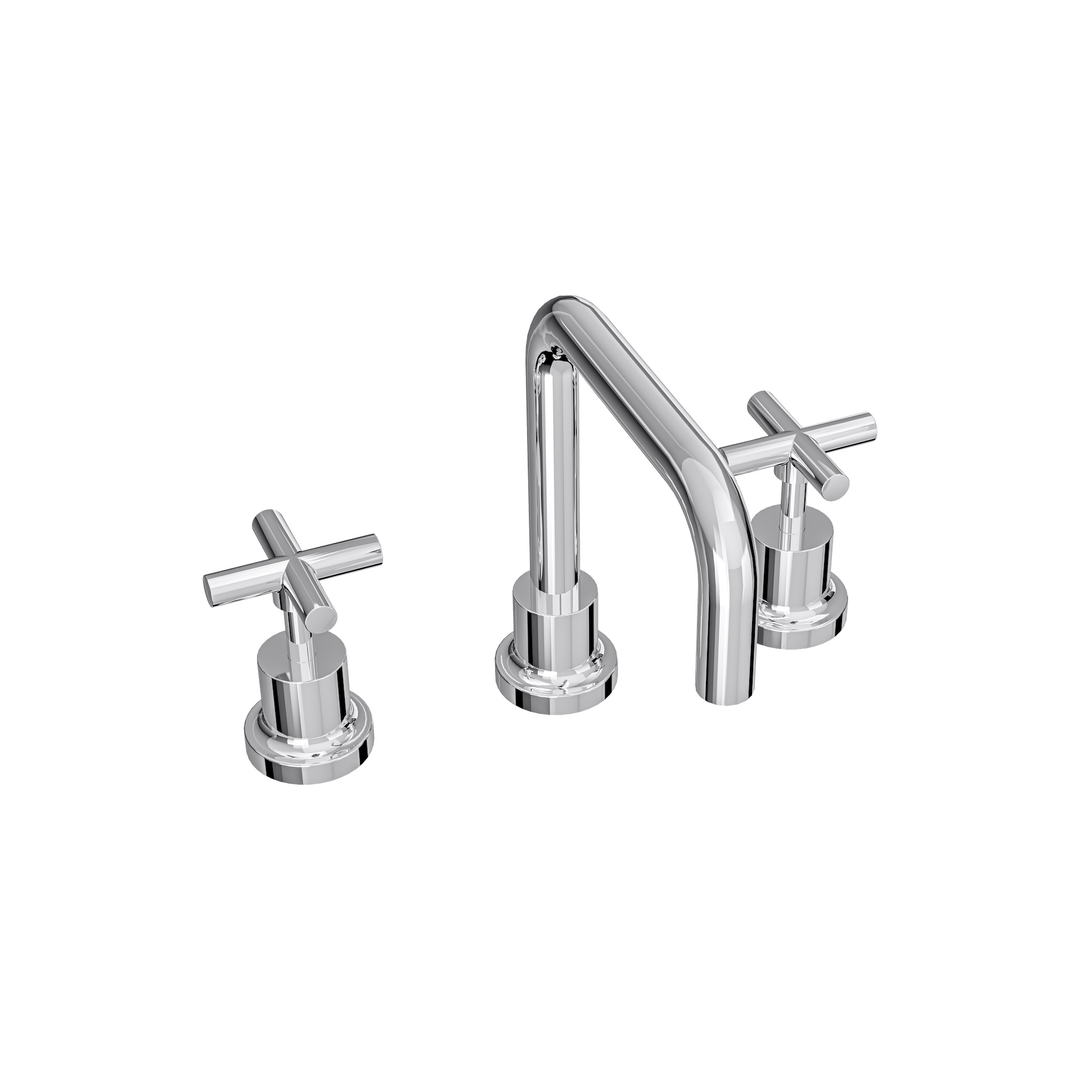 Linsol Tre Cross Handle Basin Set - Chrome