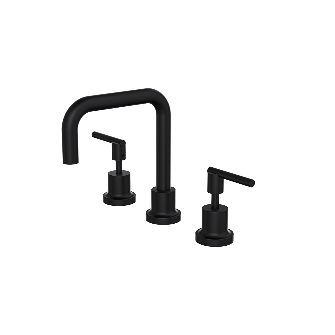 Linsol Tre Lever Handle Basin Set - Matte Black