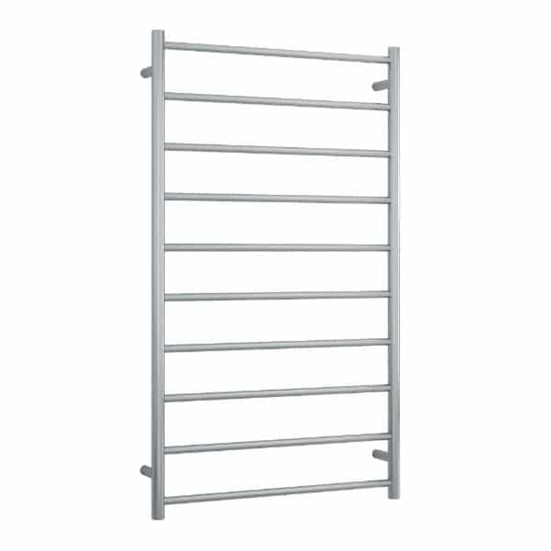 Thermorail STRAIGHT/ROUND 700X1200X122MM 128 WATTS 10 BARS - BRUSHED