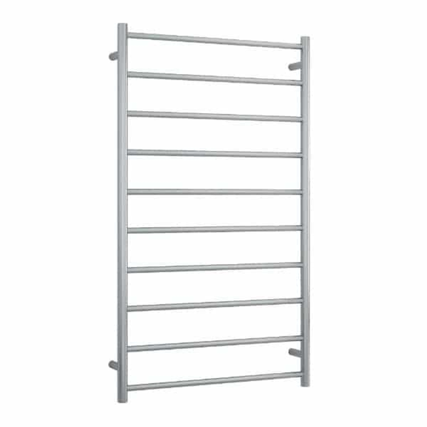 Thermorail STRAIGHT/ROUND 700X1200X122MM 128 WATTS 10 BARS - BRUSHED