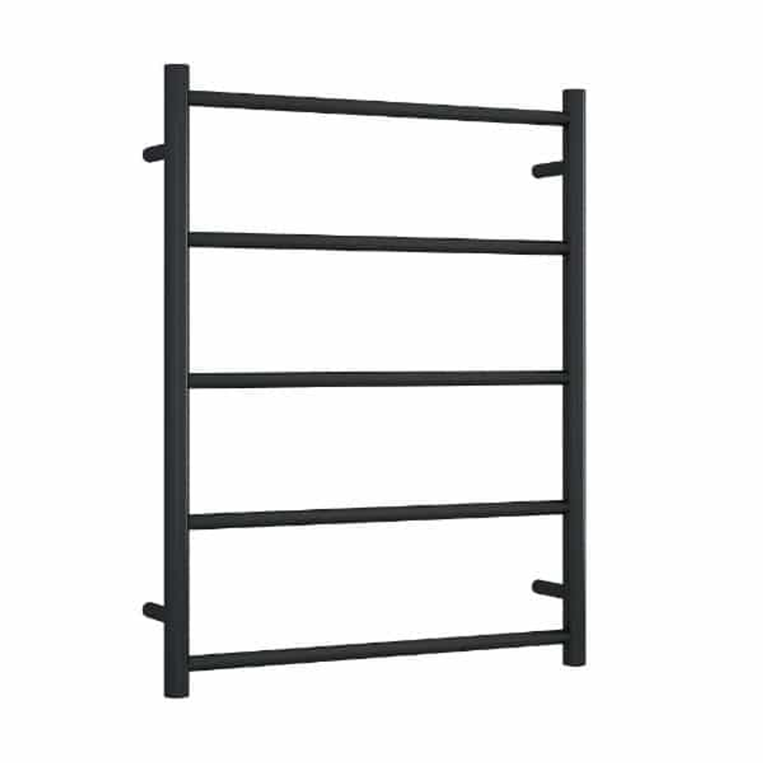 Thermorail Unheated Straight/Round Ladder 630x800x122mm 5 Bars - Matt Black