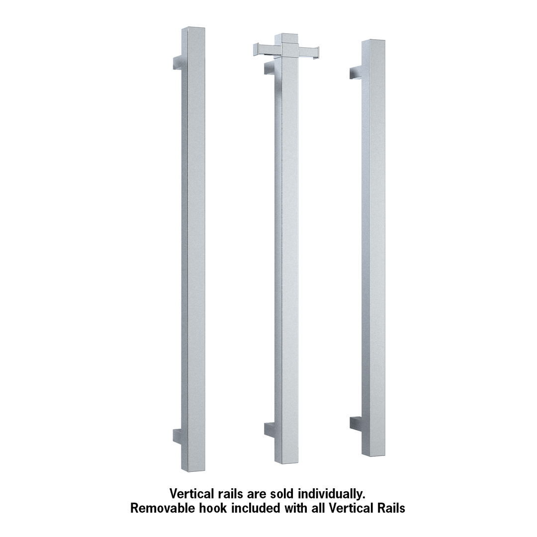 Thermogroup SQUARE VERTICAL BAR 30WATT CHROME 900 X 142 X 100MM