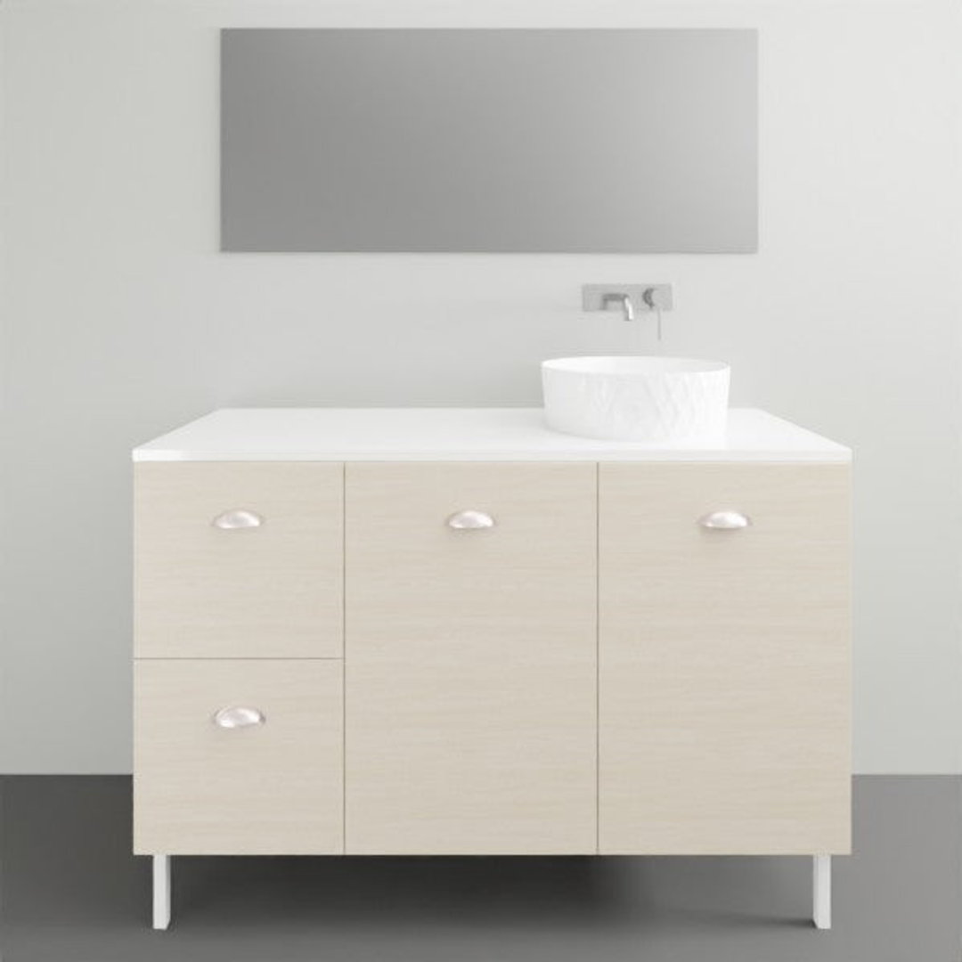 Timberline Nevada Vanity 1200mm Right Wg Basin Silksurface Ac Top On Legs