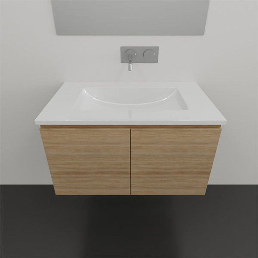 Rockford Vanity 750mm Haven Top Wall Hung(Timberln P#:Rd75Hw)