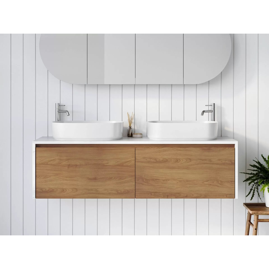 TIMBERLINE AINSWORTH CABINET ONLY 600MM CENTRE BOWL WALL HUNG
