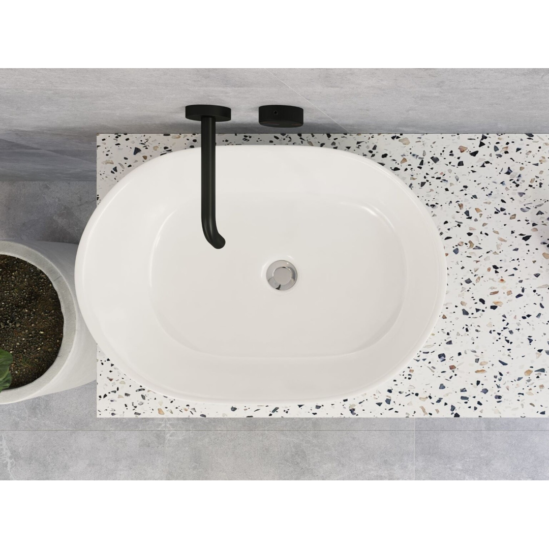 Timberline Bonnie Above Counter Basin Matte White