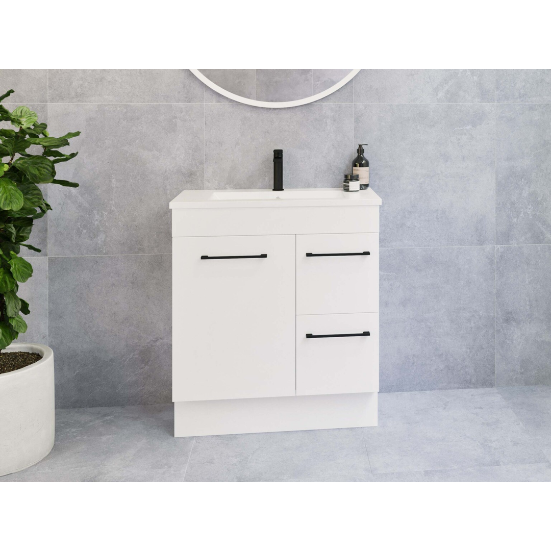 Timberline Ensuite Wall Hung Vanity 750mm Bowl