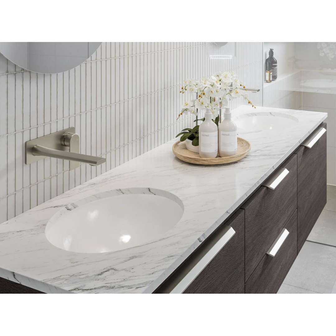 Timberline Oval Undermount Cermaic Basin Bas42Ovun-Wg