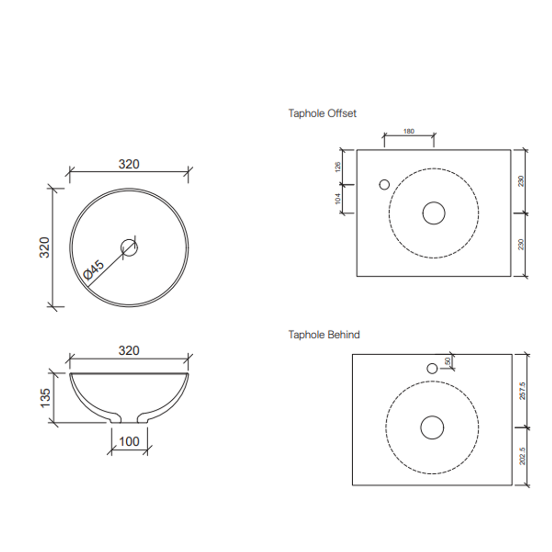 Timberline Rose Ceramic Basin White