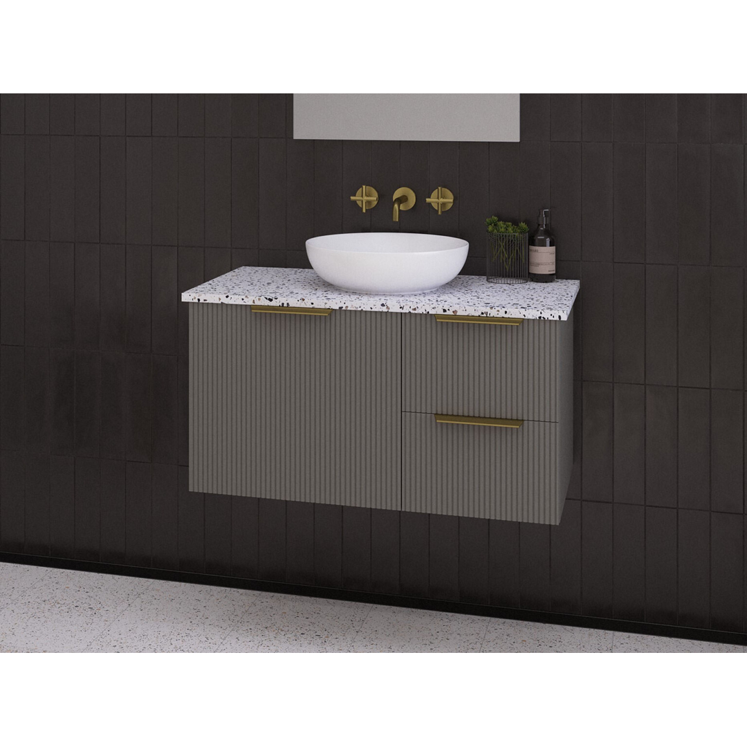 Timberline Victoria 900mm Vanity Silksurface Top A Or U/Countr Basin Whung