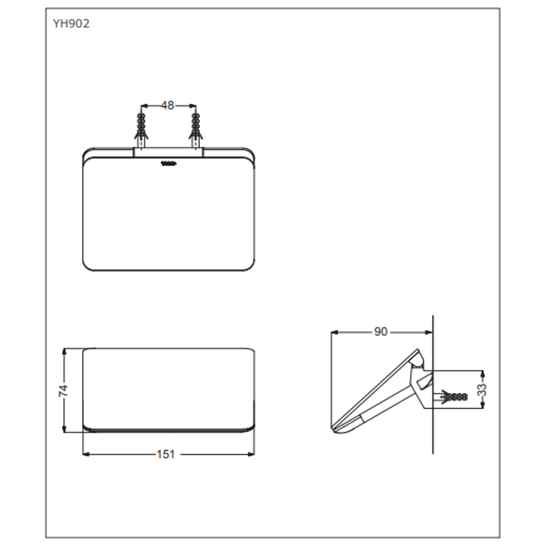TOTO G Series Paper Holder YH902