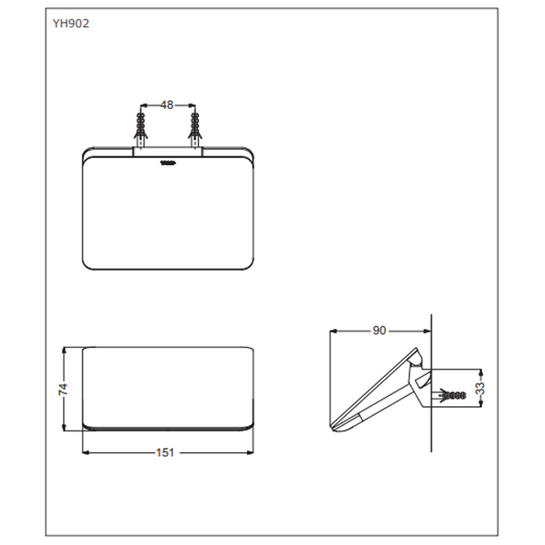 TOTO G Series Paper Holder YH902