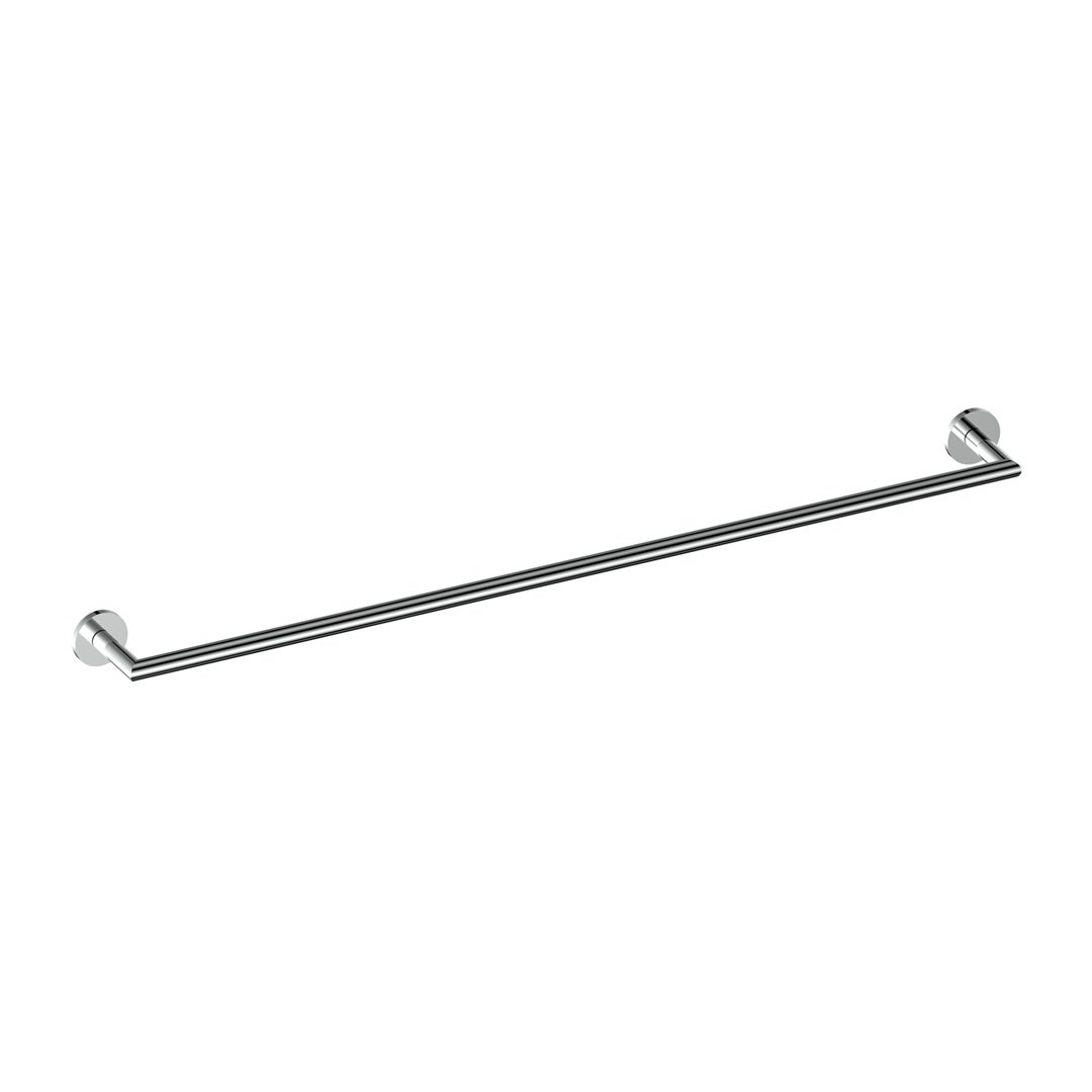 Greens Optima Plus Single Towel Rail 600Mm Pvd Brushed Brass