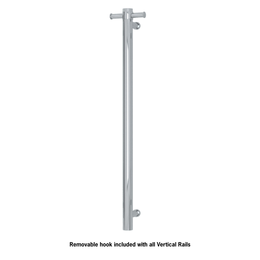Thermogroup Thermorail Straight/Round Non-Heated Vertical Bar 900X142X100Mm With Optional Hook