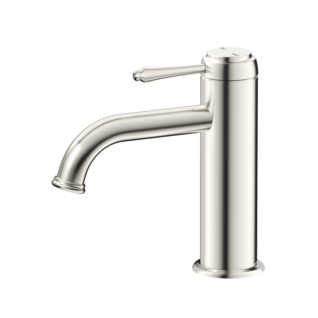 Bella Vista Mica Heritage Basin Mixer Brushed Nickel