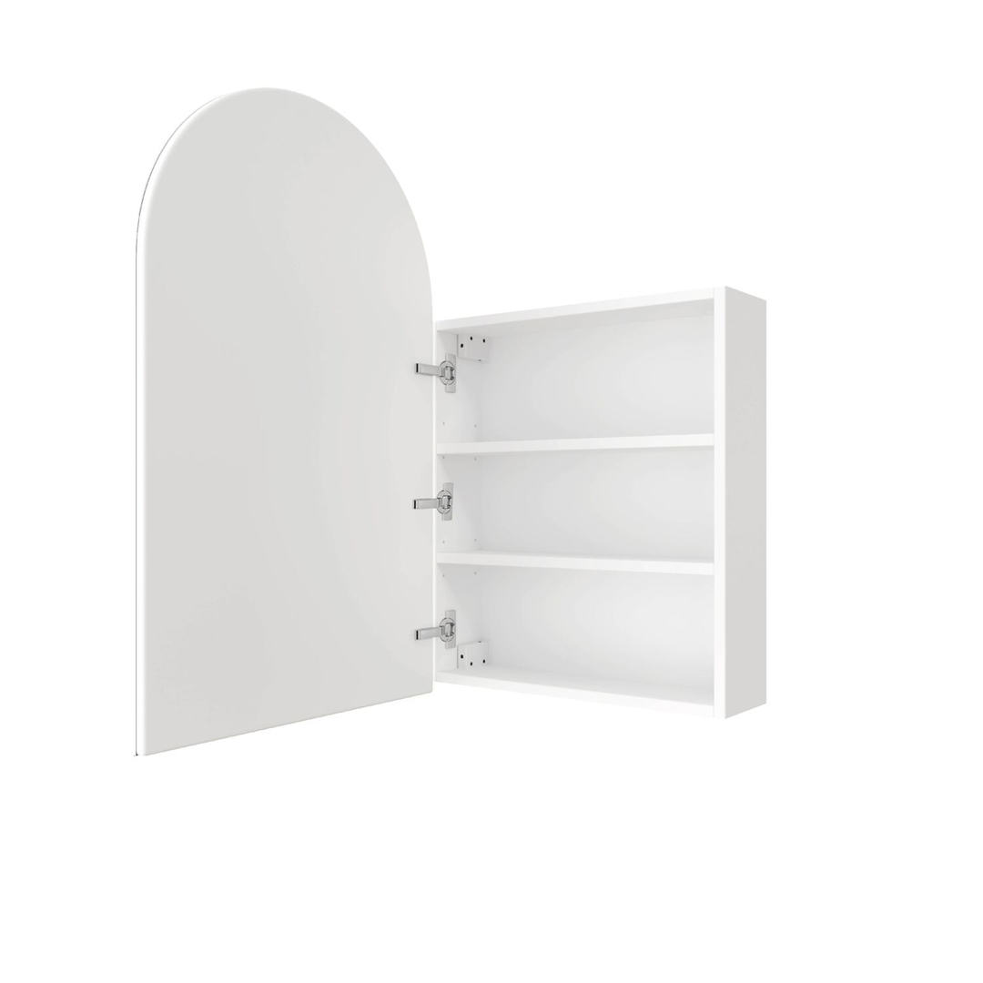 Thermogroup Vienna Arch Mirror Cabinet White 500Mm X 800Mm X 150Mm