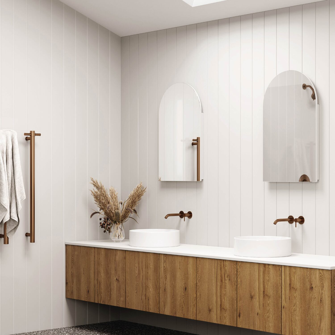 Thermogroup Vienna Arch Mirror Cabinet White 500Mm X 800Mm X 150Mm