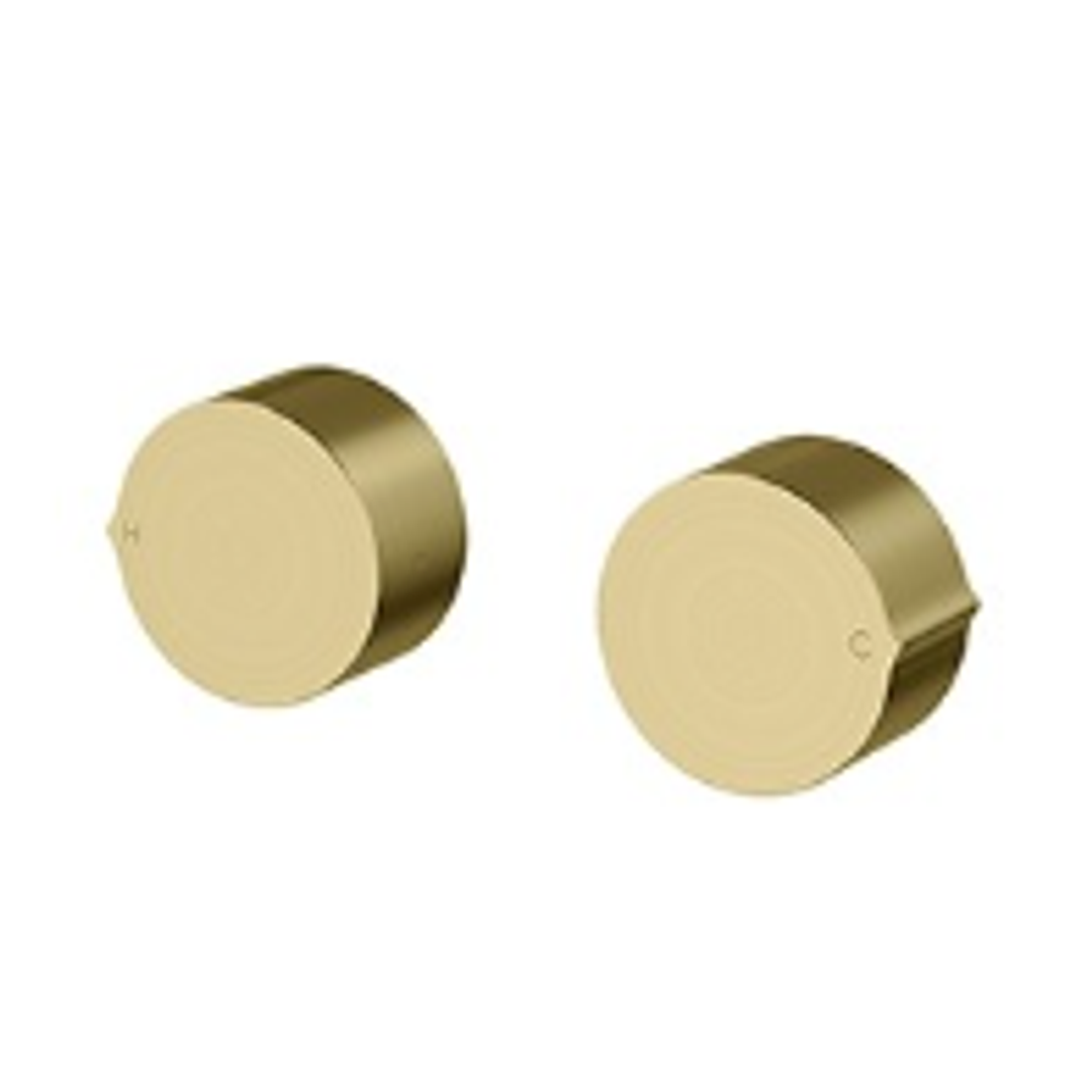 Streamline Venn Wall Taps Brushed Brass