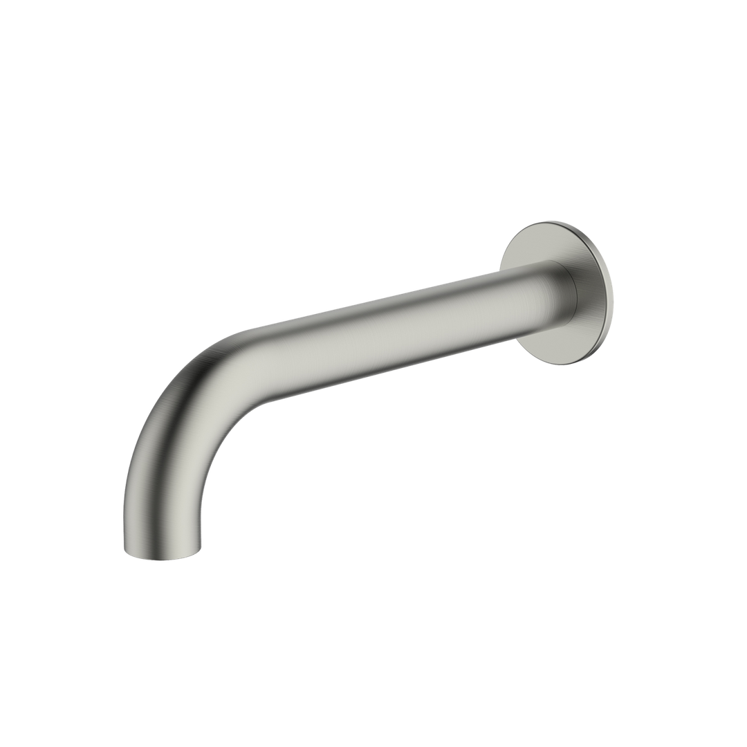 Oliveri VE105204FBN Venice Spout 200 Curved Brushed Nickel