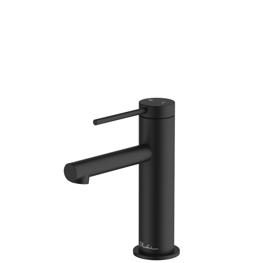 Oliveri VE106506FMB Venice Basin Mixer Stra Matte Black
