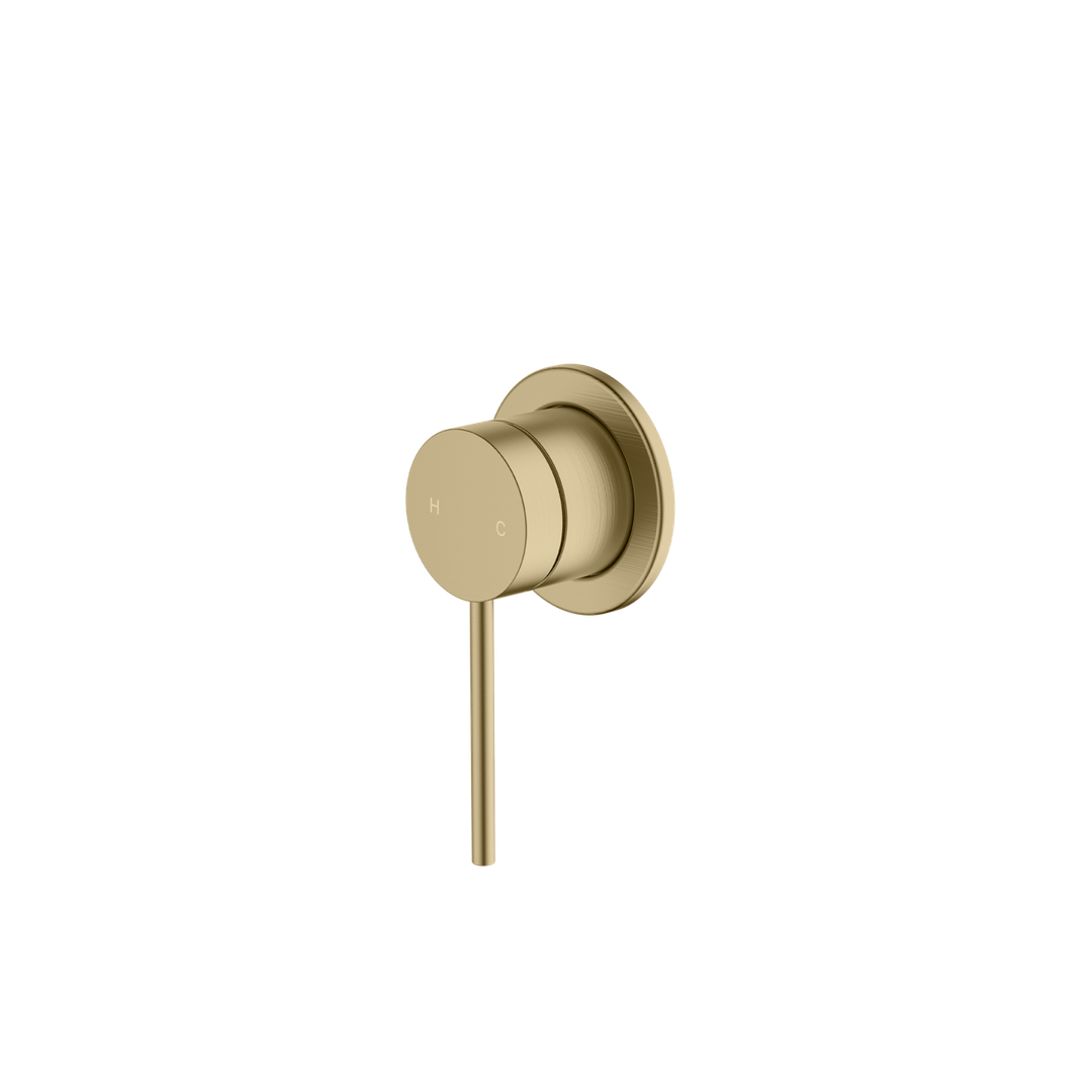 Oliveri VE111503FCG Venice WallMixer Straight Classic Gold