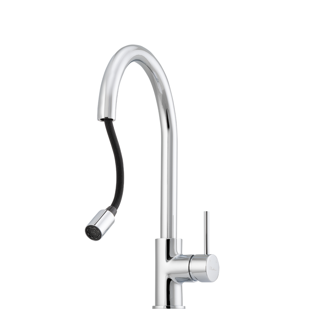 Oliveri VE520FCR-P Venice P-Out Gooseneck Mixer Chrome LEAD FREE