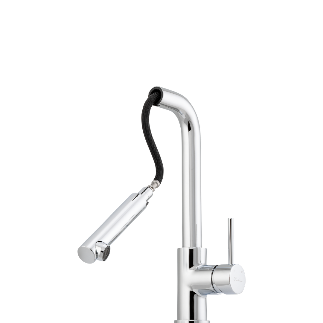 Oliveri VE570FCR-P Venice P-Out R/Angle Mixer Chrome LEAD FREE