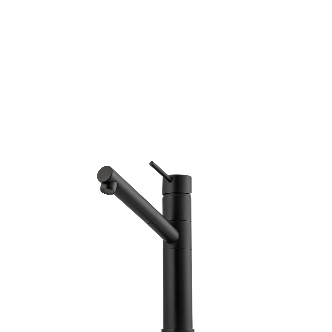 Oliveri VE590FMB-P Venice P-Out Swivel Mixer Matte Black LEAD FREE