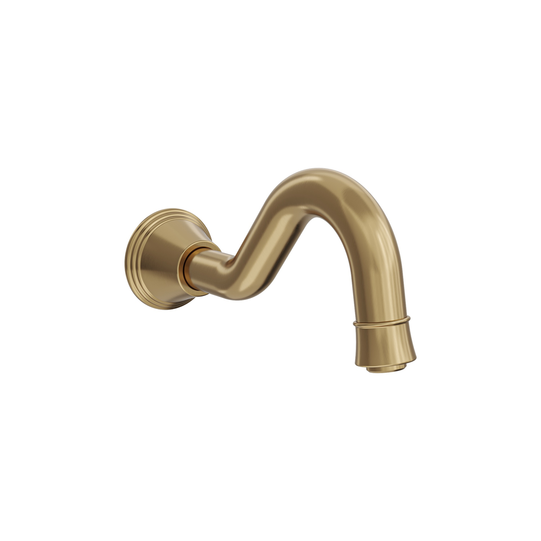 Linsol Vintage Bath Spout Only - Brushed Brass