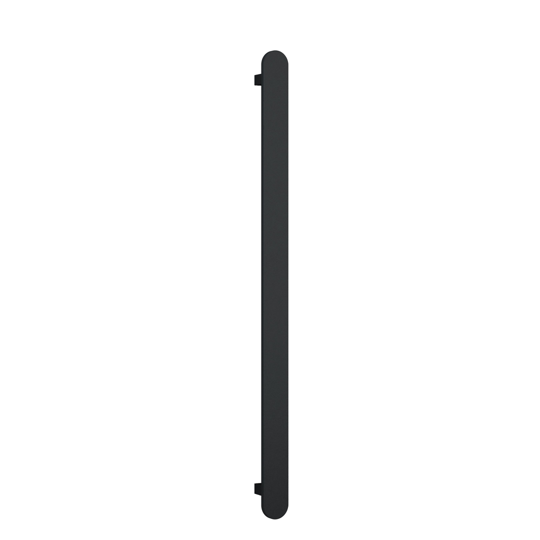 Thermorail FLAT/PILL 12VOLT MATT BLACK VERTICAL BAR 900X50X50MM 25WATTS