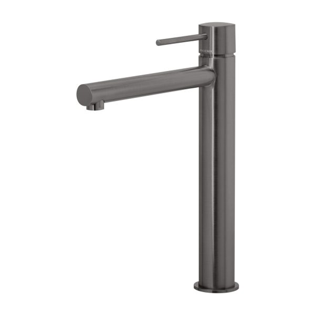 Phoenix Vivid Slimline Vessel Mixer Brushed Carbon
