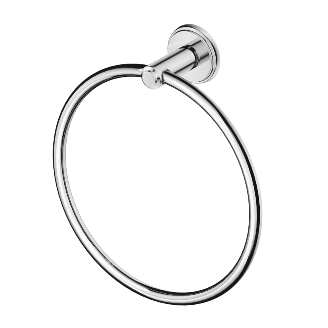 Bella Vista Mica Heritage Towel Ring Chrome