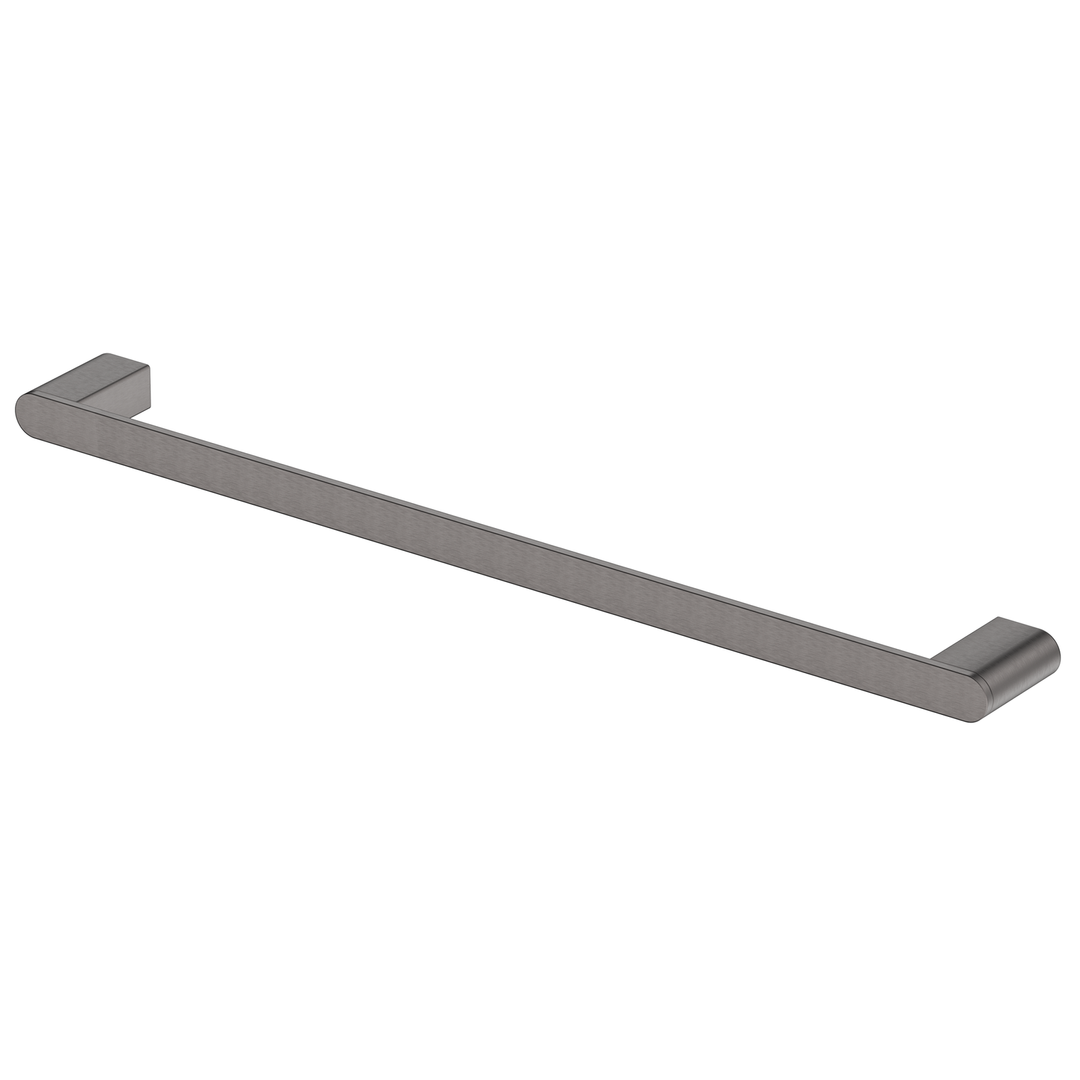 BELLA VISTA PRADUS SINGLE TOWEL RAIL CURVED GUN METAL