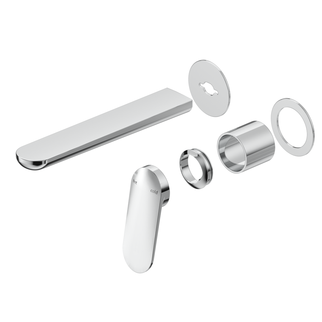 Bella Vista Lantra Wall Spout Combo Trim Kit Only Brushed Nickel