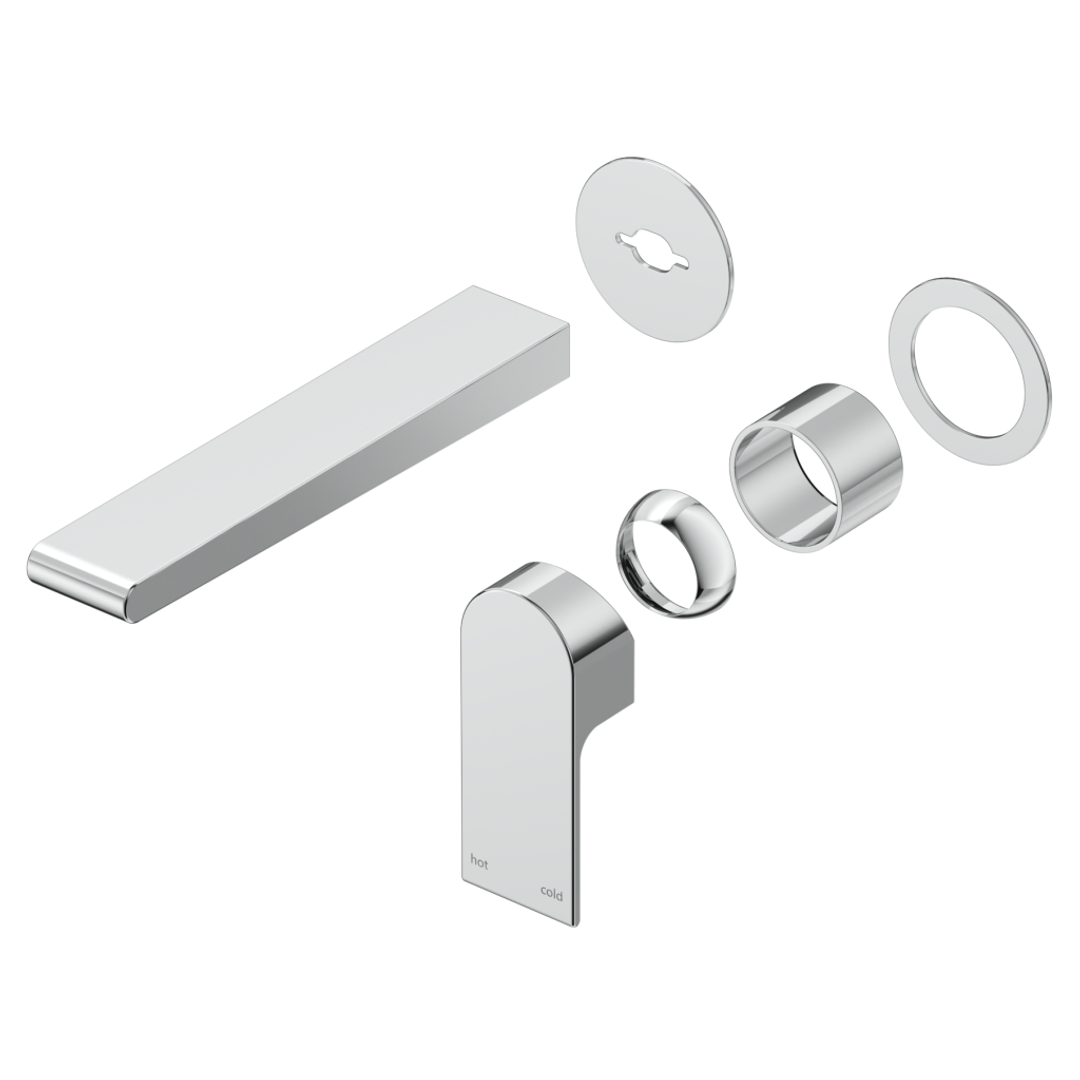 Bella Vista Eleniko Wall Spout Combo Trim Kit Only Black