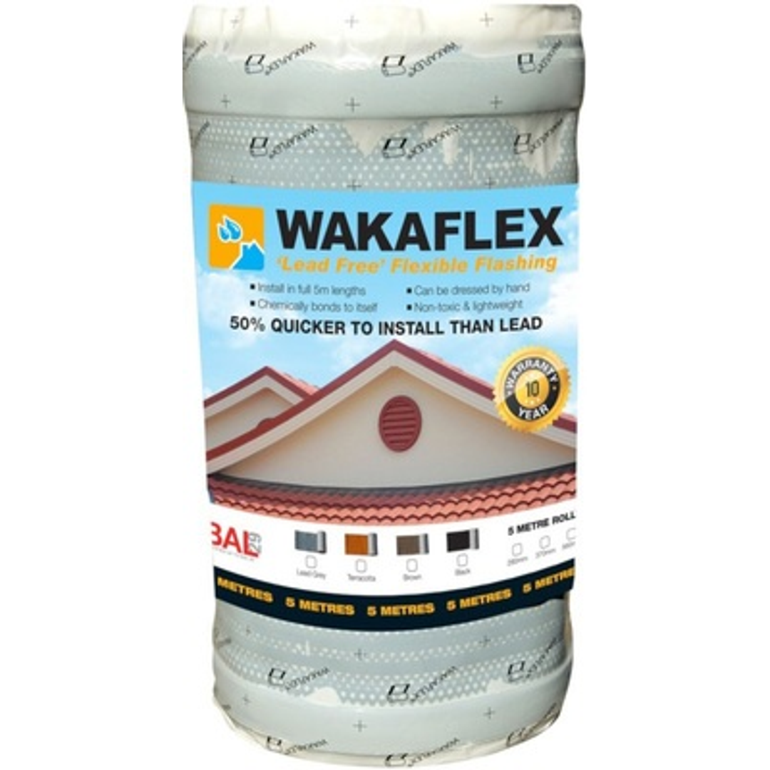 Wakaflex 280Mm Wide X 5 Metre Roll Grey (Ab)